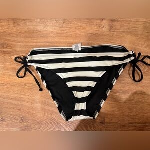Mossimo black and white stripe bathing suit bottoms​​​​​​